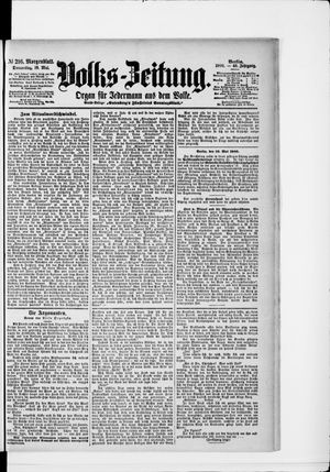 Volks-Zeitung vom 10.05.1900