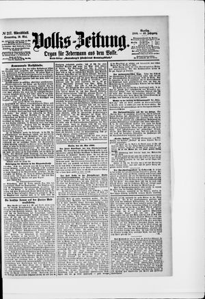 Volks-Zeitung vom 10.05.1900