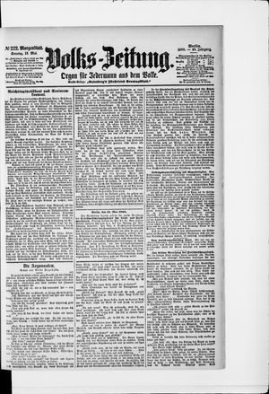 Volks-Zeitung vom 13.05.1900