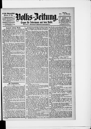 Volks-Zeitung vom 16.05.1900