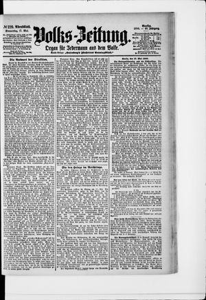 Volks-Zeitung vom 17.05.1900