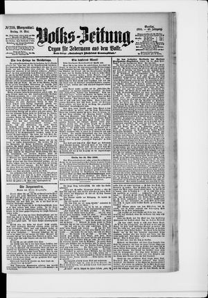 Volks-Zeitung vom 18.05.1900