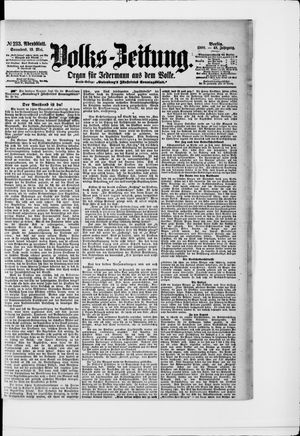 Volks-Zeitung vom 19.05.1900