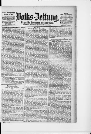 Volks-Zeitung vom 20.05.1900