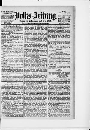 Volks-Zeitung on May 22, 1900