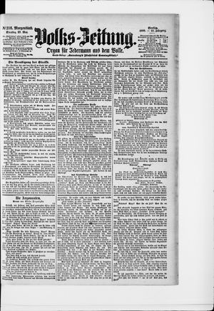 Volks-Zeitung vom 22.05.1900