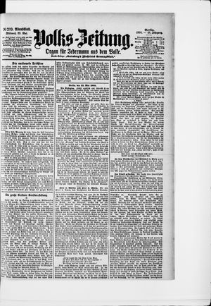 Volks-Zeitung vom 23.05.1900