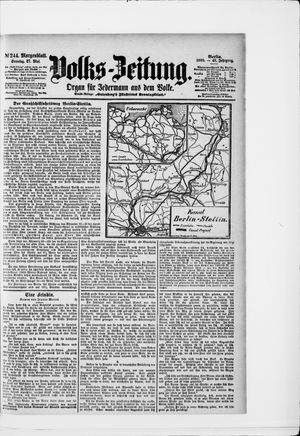 Volks-Zeitung vom 27.05.1900