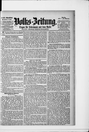 Volks-Zeitung vom 02.06.1900
