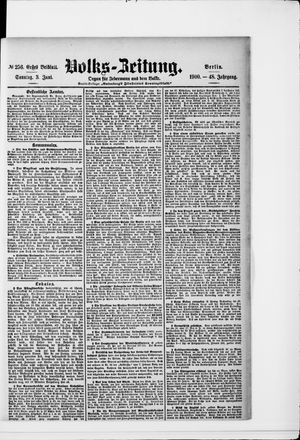 Volks-Zeitung on Jun 3, 1900