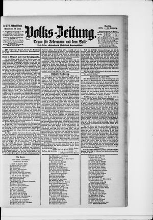 Volks-Zeitung vom 16.06.1900