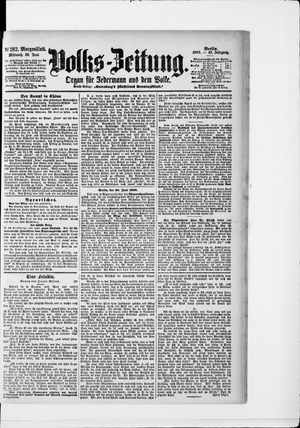Volks-Zeitung vom 20.06.1900
