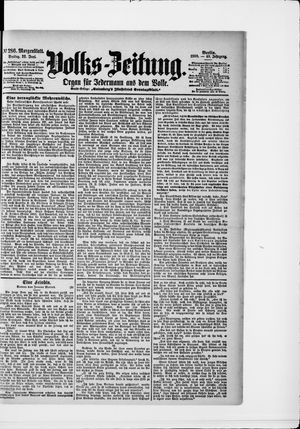 Volks-Zeitung vom 22.06.1900