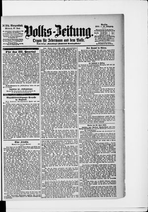 Volks-Zeitung vom 27.06.1900