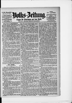 Volks-Zeitung vom 28.06.1900