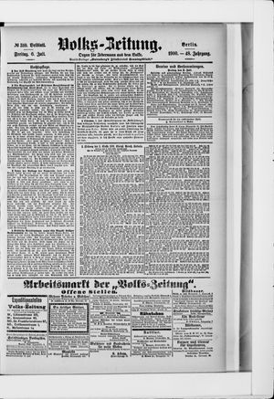 Volks-Zeitung vom 06.07.1900