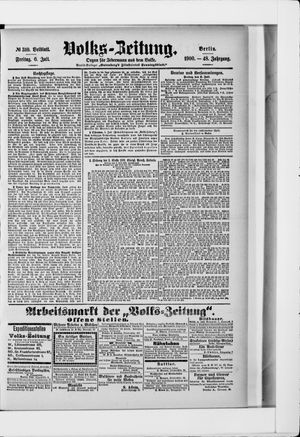 Volks-Zeitung on Jul 6, 1900