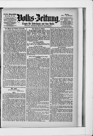 Volks-Zeitung on Jul 12, 1900