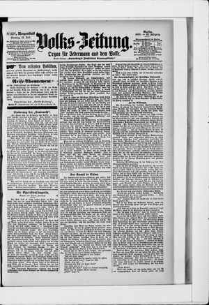 Volks-Zeitung vom 15.07.1900