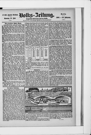 Volks-Zeitung vom 15.07.1900