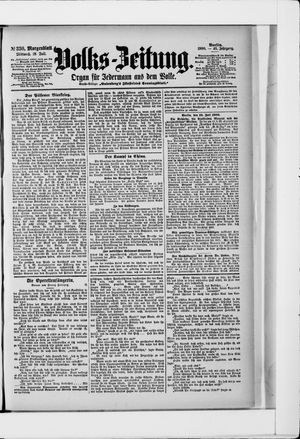 Volks-Zeitung vom 18.07.1900
