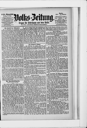 Volks-Zeitung vom 20.07.1900