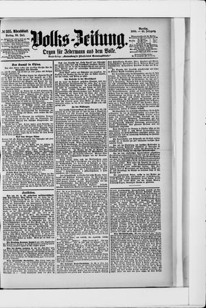 Volks-Zeitung vom 20.07.1900