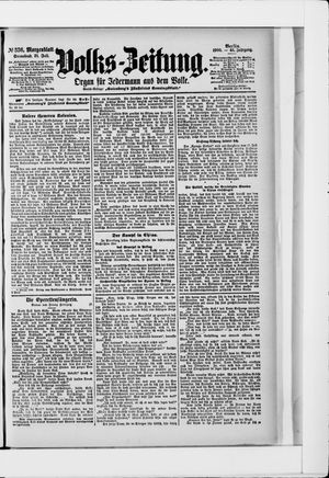 Volks-Zeitung vom 21.07.1900