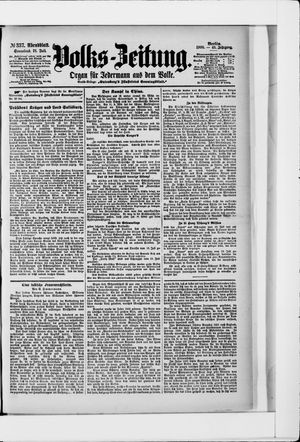 Volks-Zeitung vom 21.07.1900