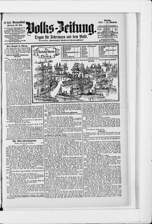 Volks-Zeitung vom 25.07.1900