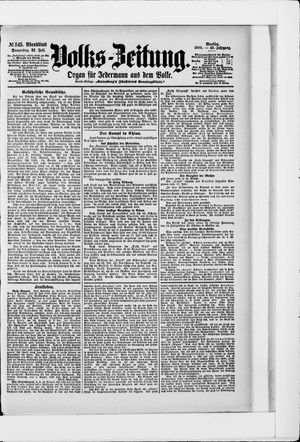 Volks-Zeitung vom 26.07.1900