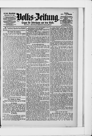 Volks-Zeitung vom 28.07.1900