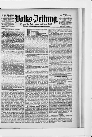 Volks-Zeitung vom 30.07.1900