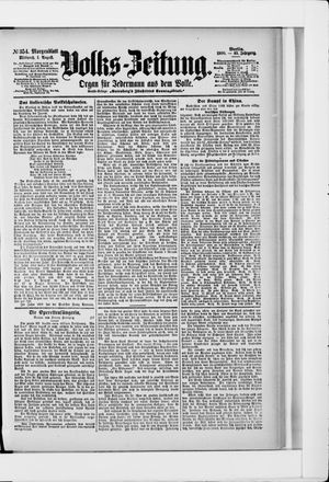 Volks-Zeitung vom 01.08.1900