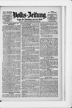 Volks-Zeitung on Aug 2, 1900