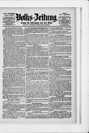 Volks-Zeitung vom 06.08.1900