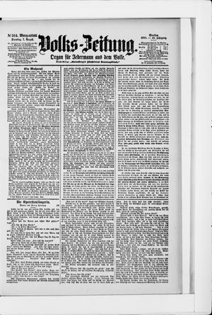 Volks-Zeitung vom 07.08.1900