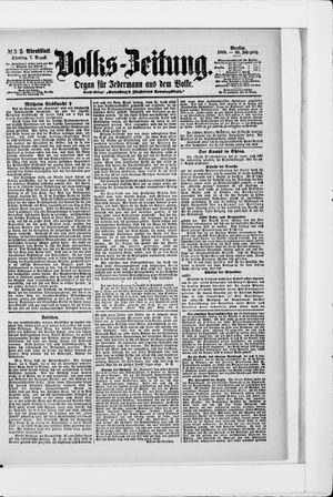Volks-Zeitung vom 07.08.1900