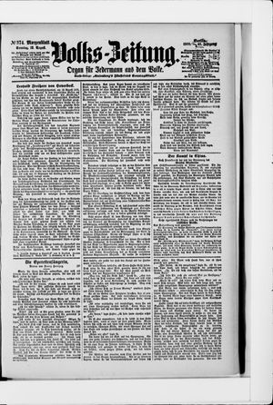 Volks-Zeitung vom 12.08.1900