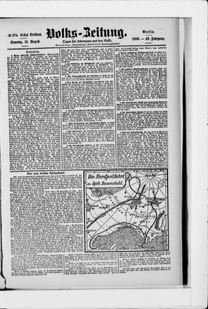 Volks-Zeitung vom 12.08.1900