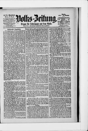 Volks-Zeitung vom 13.08.1900