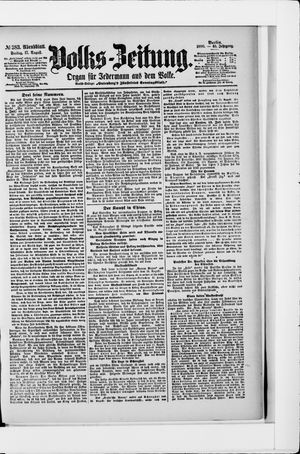 Volks-Zeitung vom 17.08.1900