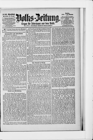Volks-Zeitung vom 18.08.1900
