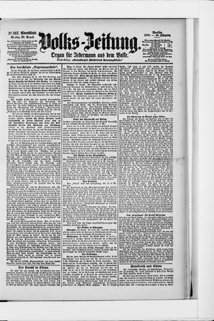 Volks-Zeitung vom 20.08.1900