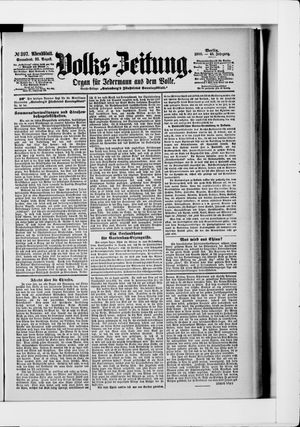 Volks-Zeitung vom 25.08.1900