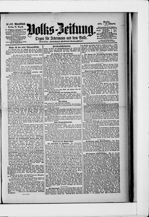 Volks-Zeitung vom 31.08.1900