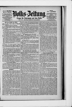 Volks-Zeitung vom 03.09.1900
