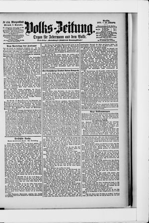 Volks-Zeitung vom 05.09.1900