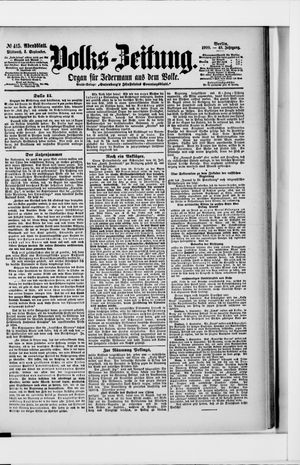Volks-Zeitung vom 05.09.1900