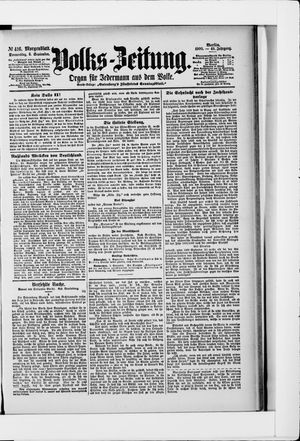 Volks-Zeitung vom 06.09.1900